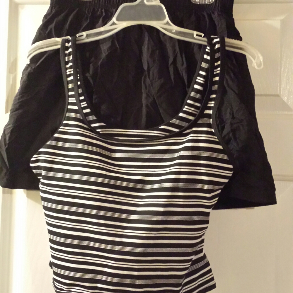 Two piece swimming suit